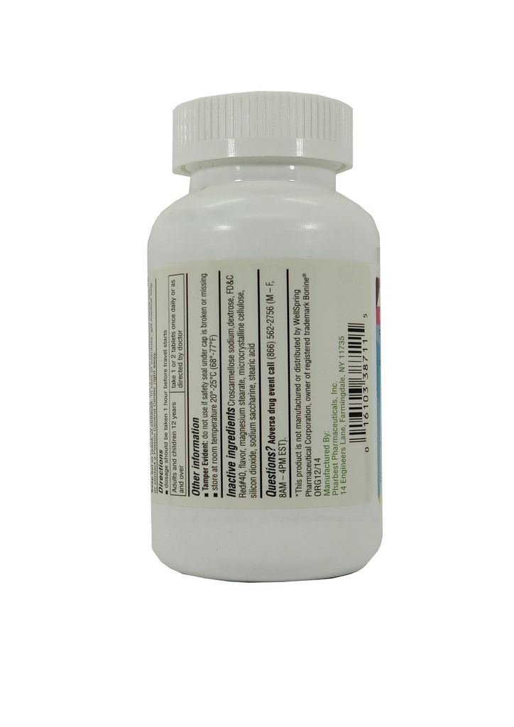 Meclizine 25mg Tabs 1000CT