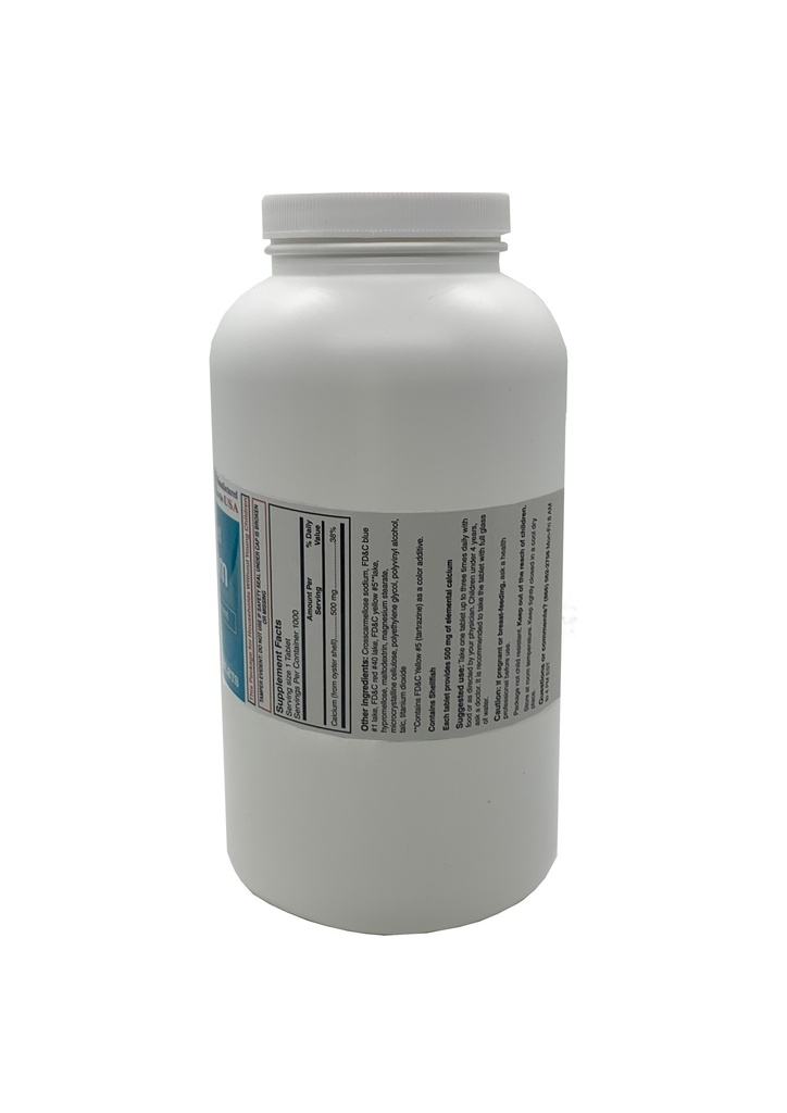 Oyster Shell 500mg Tabs 1000CT