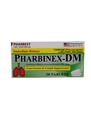 Pharbinex-DM 400/20mg Tabs Guaifenesin/Dextromethorphan 30CT