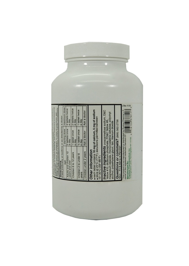 Senna 8.6mg + Docusate Sodium 50mg Tabs 1000CT