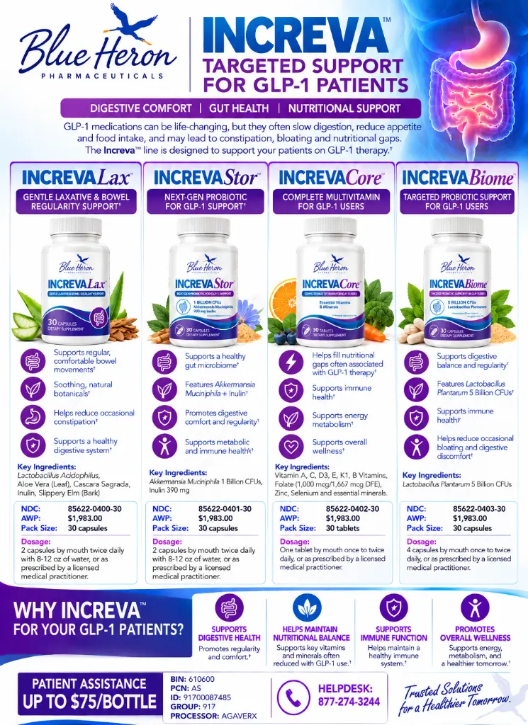 Increva GLP-1-Focused Marketing Flyer.webp