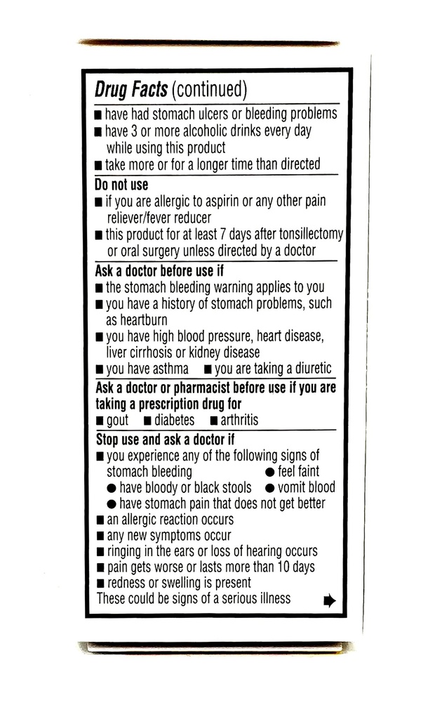 Chew Aspirin 81mg Tab 36CT