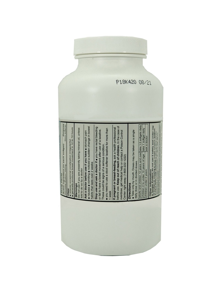 Docusate Sodium 100mg Caps 1000CT
