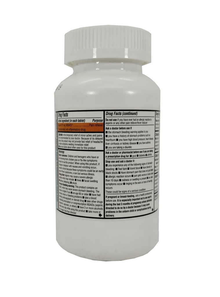 EC Aspirin 81mg Tabs 1000CT