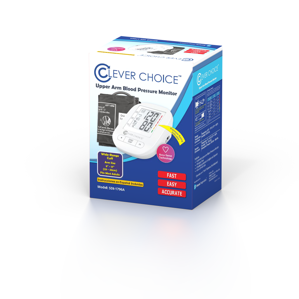 Clever Choice Fully Auto Digital Arm BP Monitor with 240 Memory