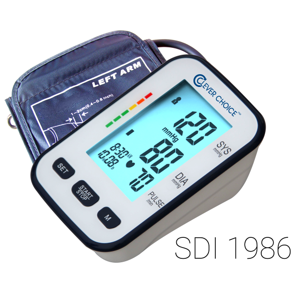 Clever Choice Fully Auto Digital Arm BP Monitor with 120 Memory with Backlight