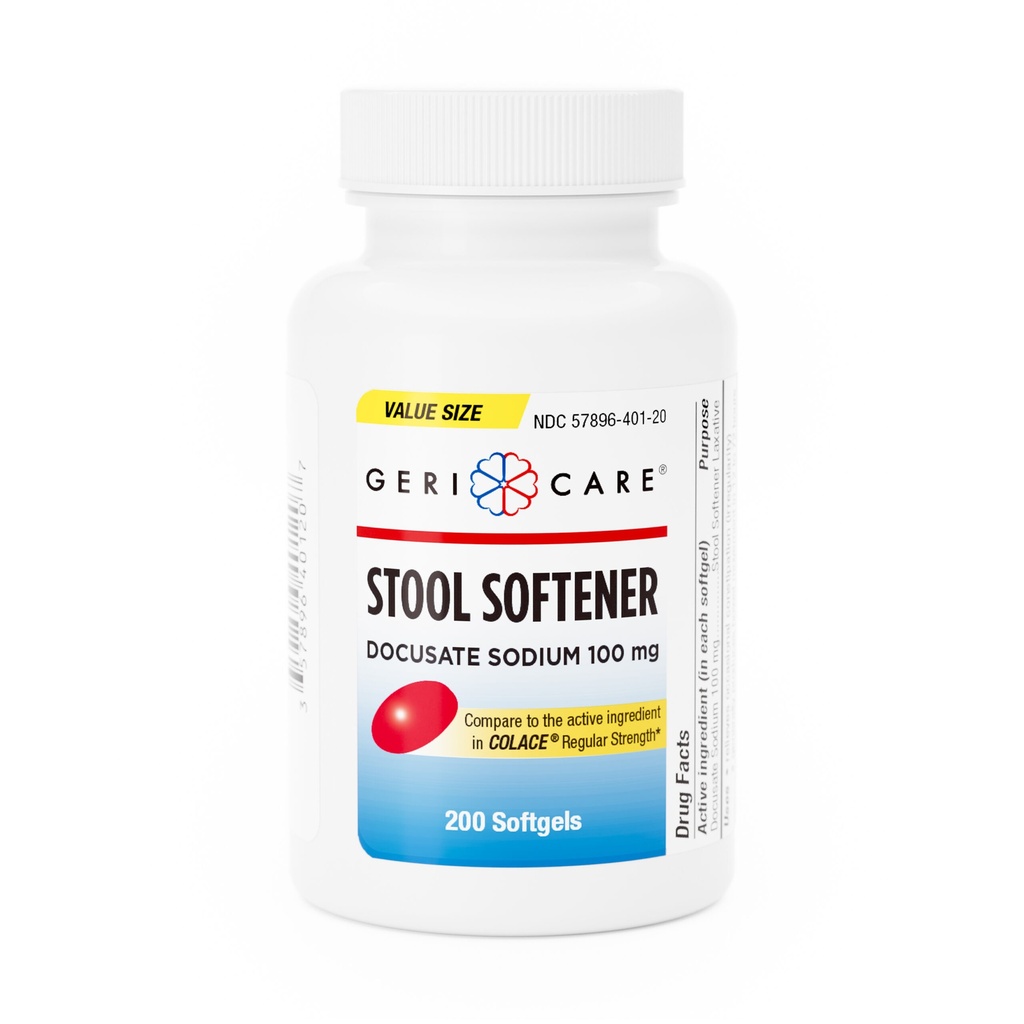 Docusate Sodium 100mg softgels 200 count