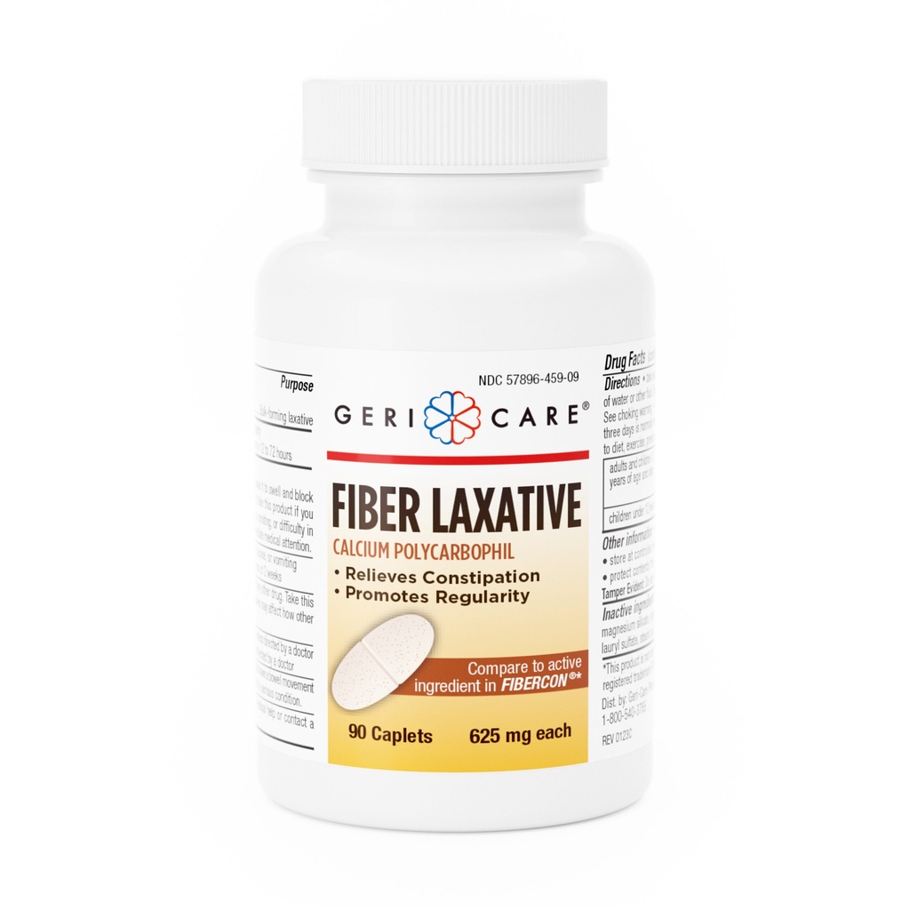 Calcium Polycarbophil Fiber Laxative 625mg caplets 90 count