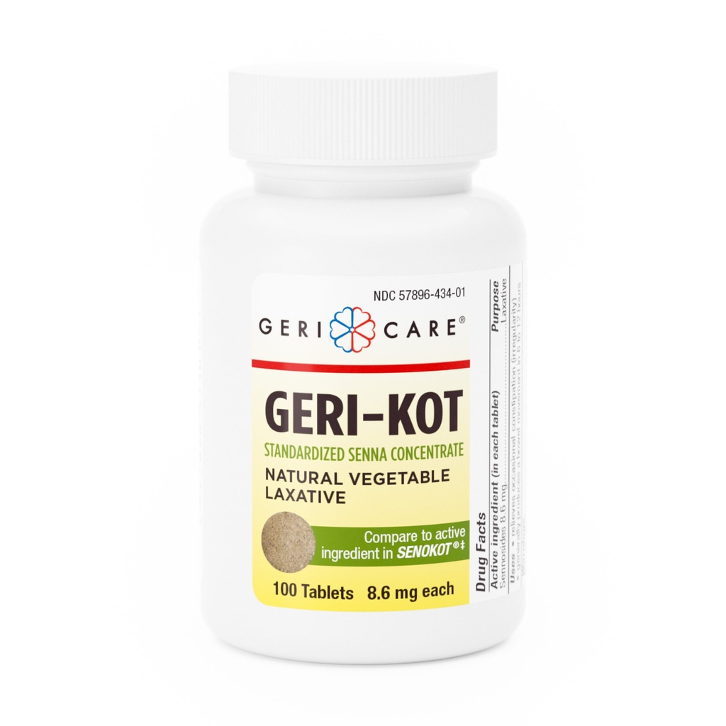 Senna Concentrate 8.6mg tablets 100 count