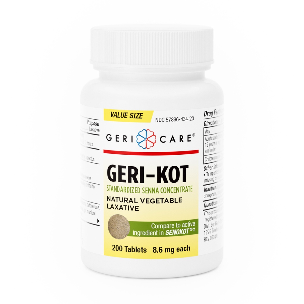 Senna Concentrate 8.6mg tablets 200 count