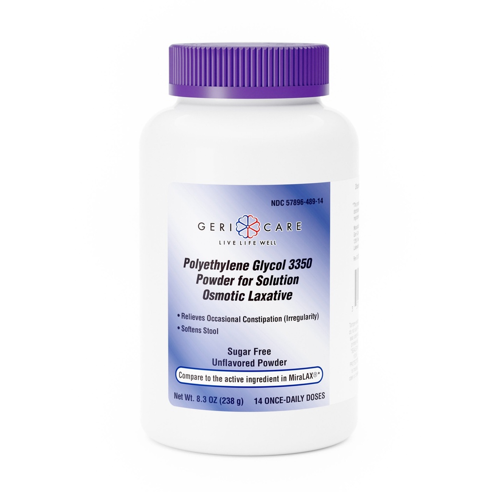 Polyethylene Glycol 3350 17g/dose powder 8.3 oz