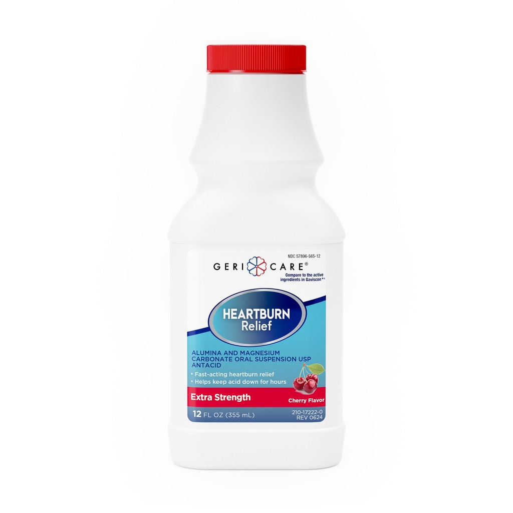 Heartburn Relief Extra Strength 254mg + 237.5mg/5mL liquid 12 fl oz