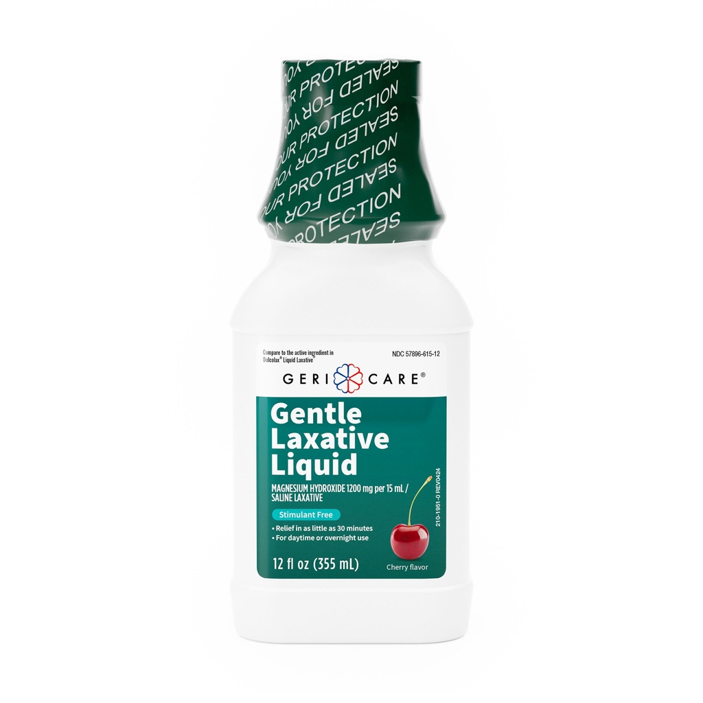 Magnesium Hydroxide Gentle Laxative Cherry 1200mg/15mL liquid 12 fl oz