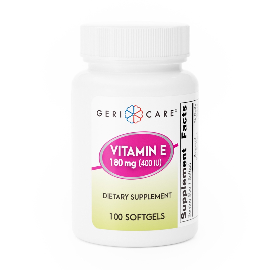 Vitamin E 180mg (400 IU) softgels 100 count