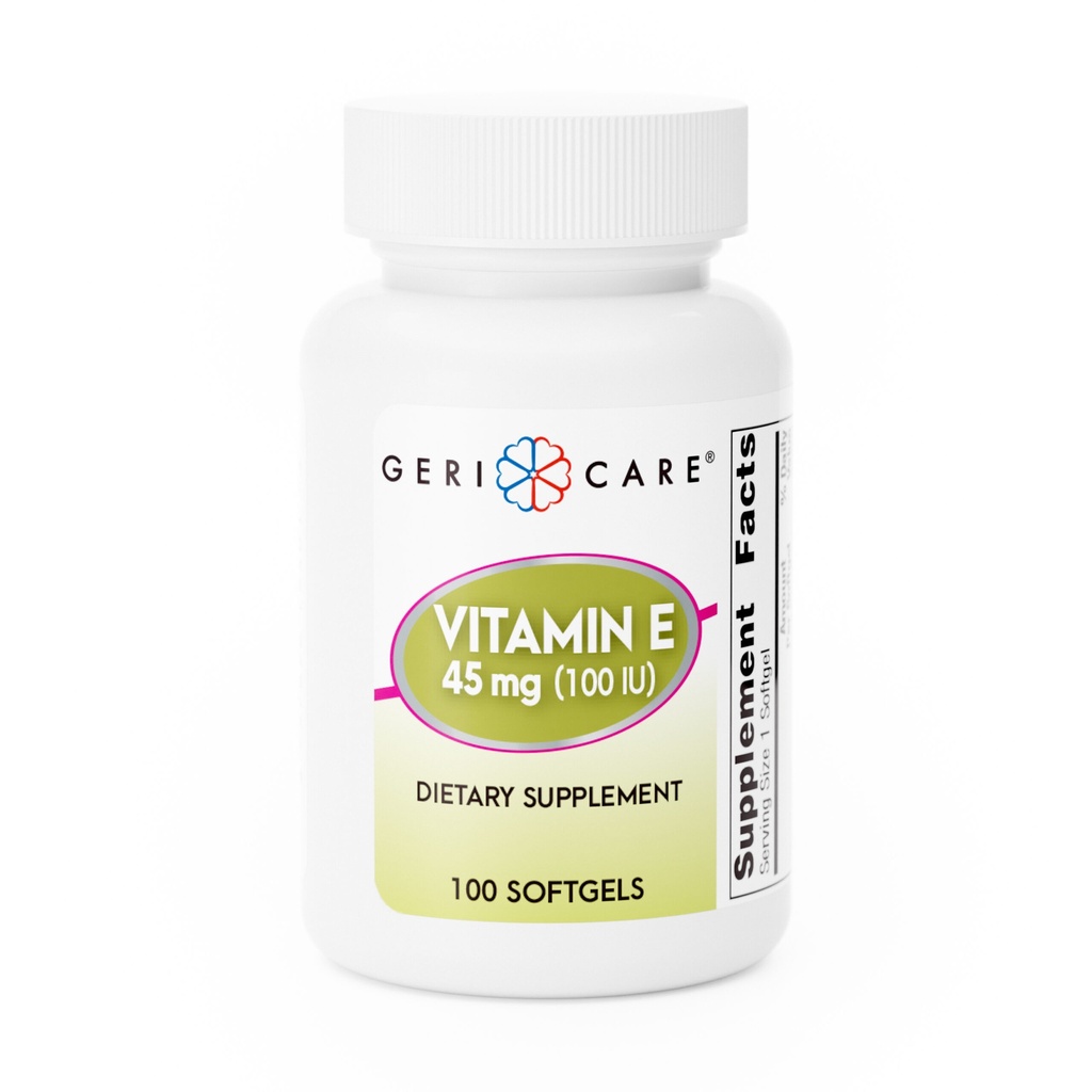 Vitamin E 45mg (100 IU) softgels 100 count