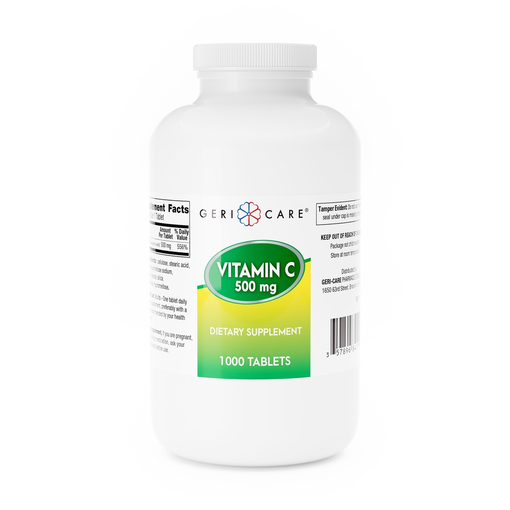 Vitamin C 500mg tablets 1000 count