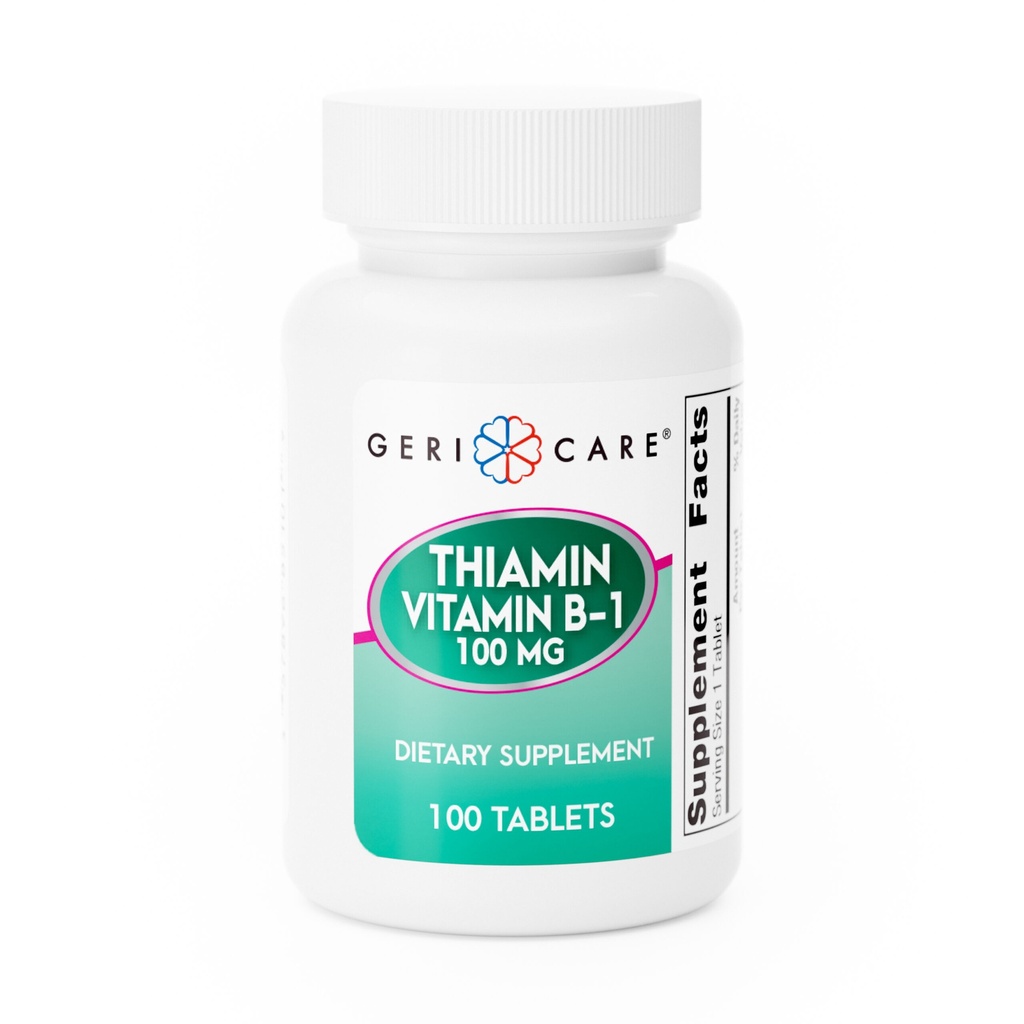 Vitamin B-1 Thiamin 100mg tablets 100 count