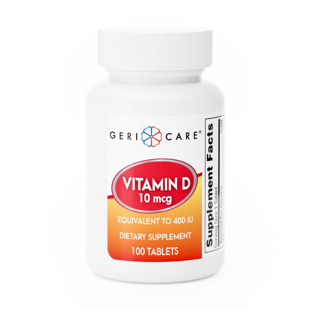 Vitamin D3 10mcg (400 IU) tablets 100 count