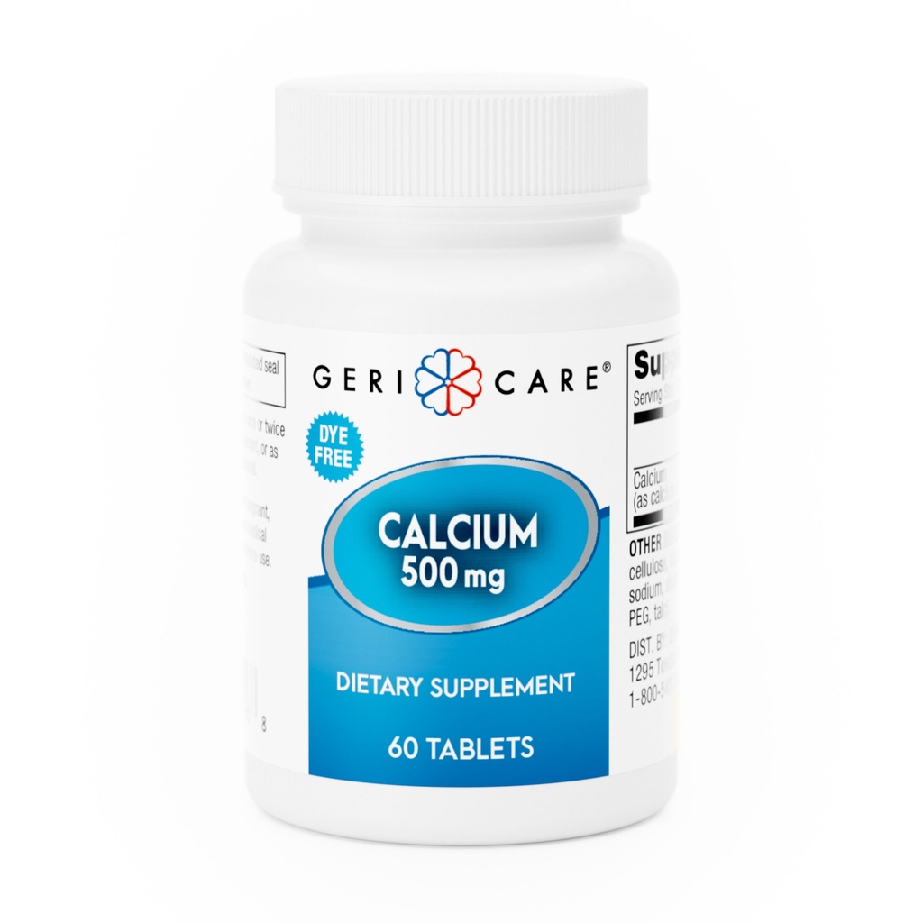 Oyster Shell Calcium 500mg tablets 60 count
