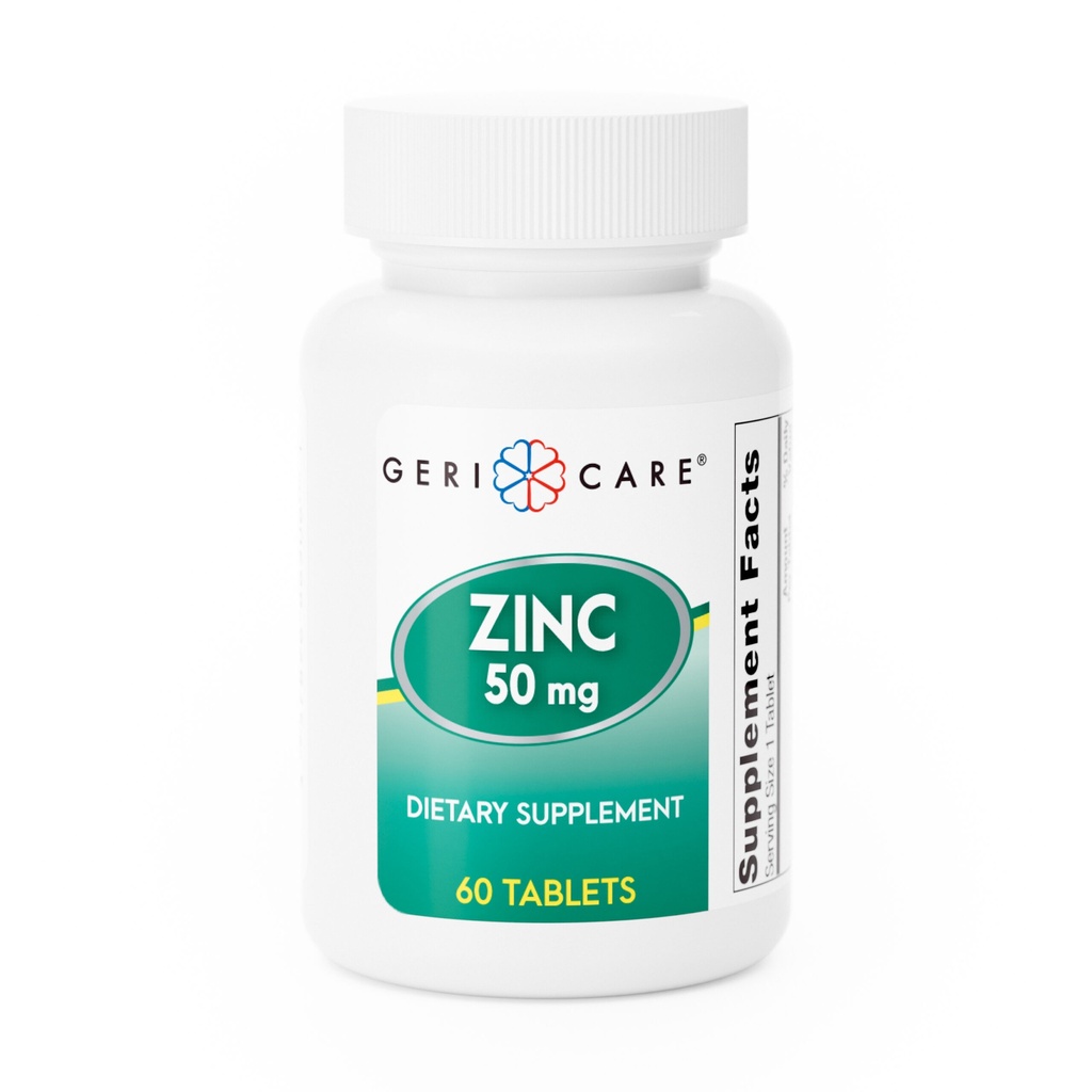 Zinc 50mg tablets 60 count