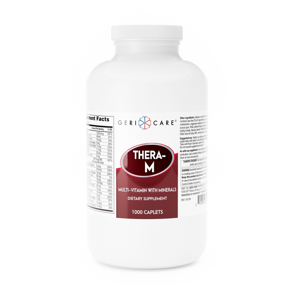 Thera-Tabs M Multivitamin with Minerals tablets 1000 count