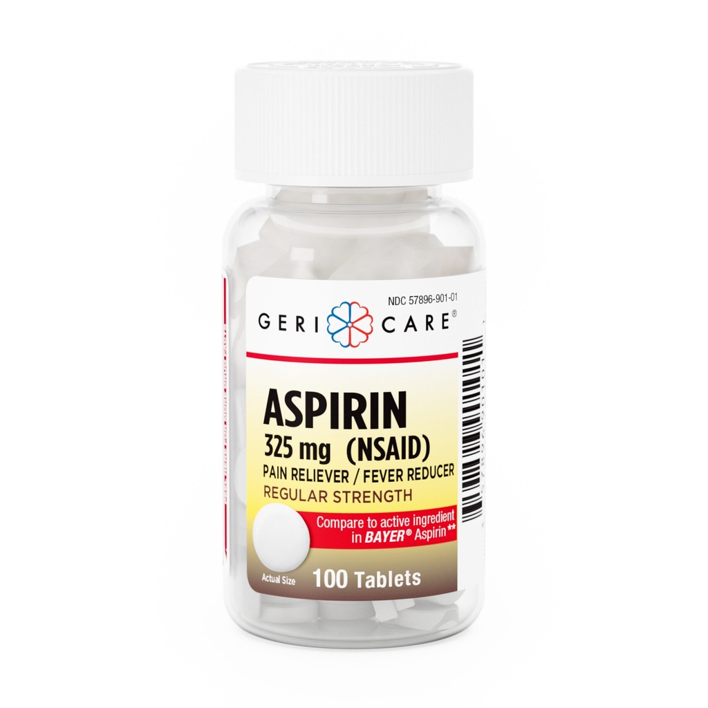 Aspirin 325mg tablets 100 count