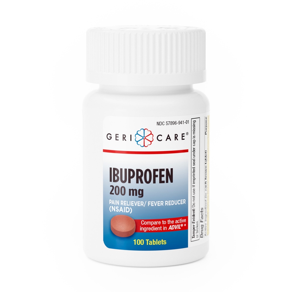 Ibuprofen 200mg tablets 100 count