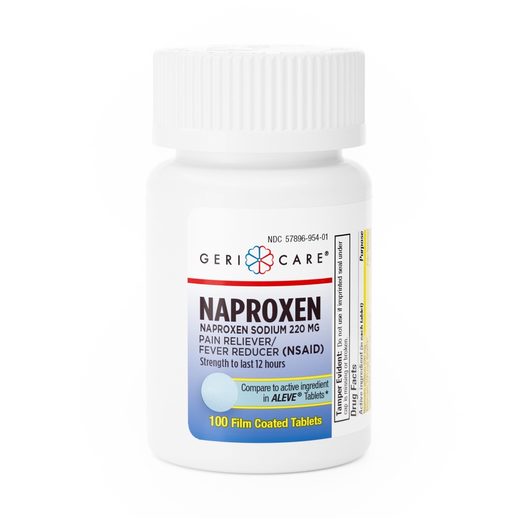 Naproxen Sodium 220mg tablets 100 count