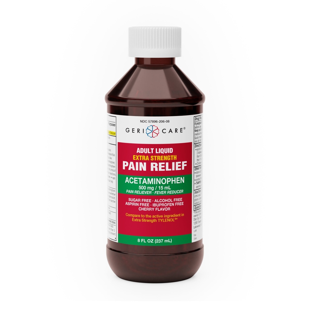 Acetaminophen Extra Strength 500mg/15mL liquid 8 fl oz