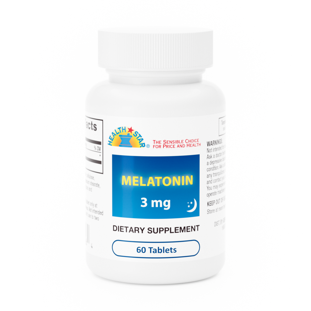 Melatonin 3mg tablets 60 count