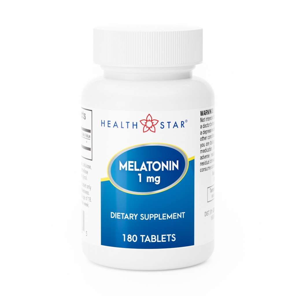Melatonin 1mg tablets 180 count