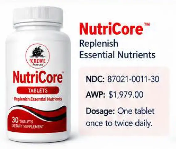 NutriCore Replenish Essential Nutrients 30CT