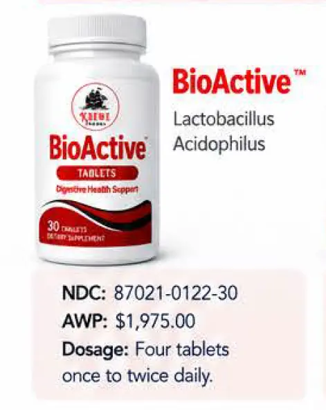 BioActive Lactobacillus Acidophilus 30CT
