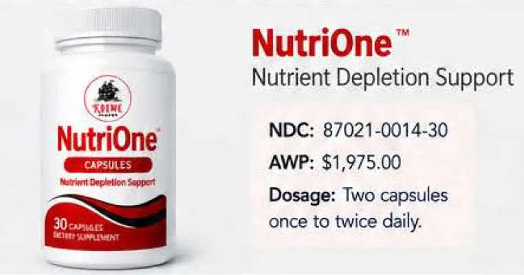 NutriOne Nutrient Depletion Support 30CT
