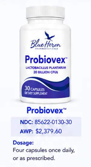 Probiovex Lactobacillus Plantarum 20 Billion CFUs 30CT