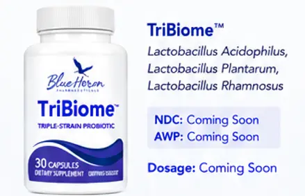 TriBiome Triple-Strain Probiotic: Lactobacillus Acidophilus, Lactobacillus Plantarum, Lactobacillus Rhamnosus 30CT