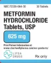 Metformin 625MG Oral Tablet 30CT