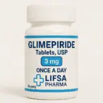 Glimepiride 3mg Tablet 100CT