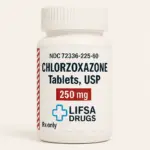 Chlorzoxazone 250mg Tablets 60CT