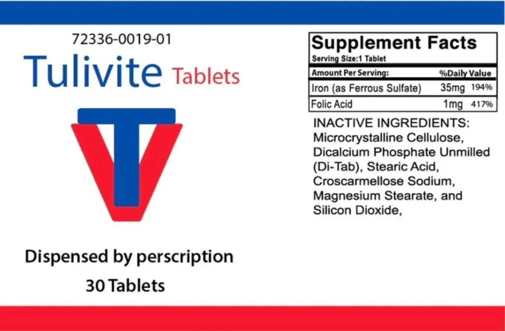 Tulivite Tabs 30CT