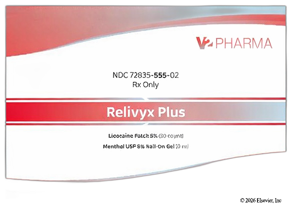 RELIVYX PLUS Lidocaine 5% Patch , menthol gel KIT
