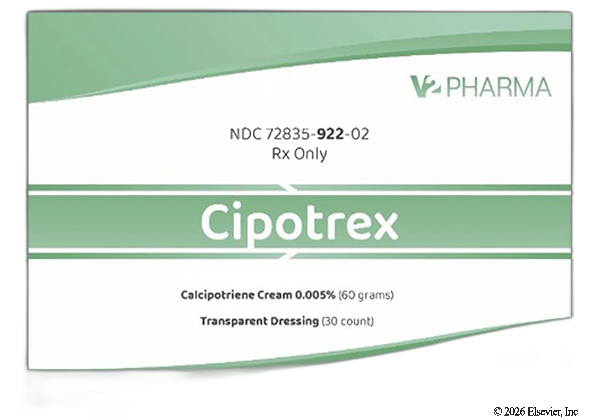 CIPOTREX Calcipotriene Cream 0.005%, transparent dressing KIT