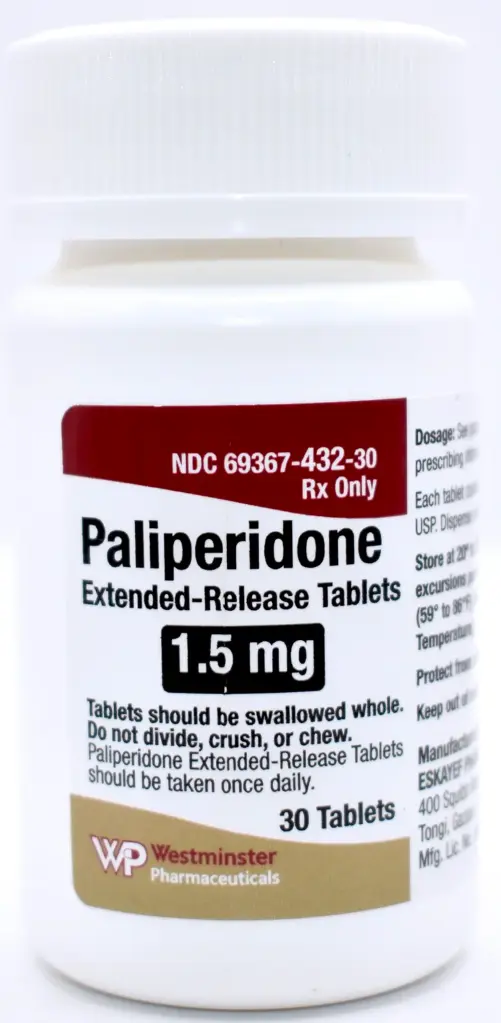 Paliperidone ER 1.5MG Tablet 30CT