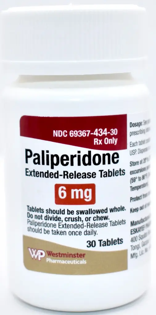 Paliperidone ER 6MG Tablet 30CT