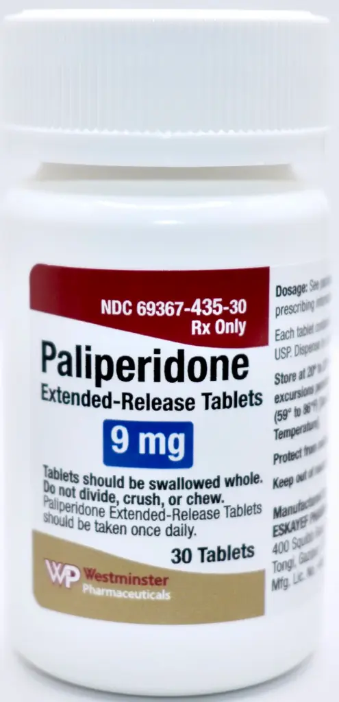 Paliperidone ER 9MG Tablet 30CT