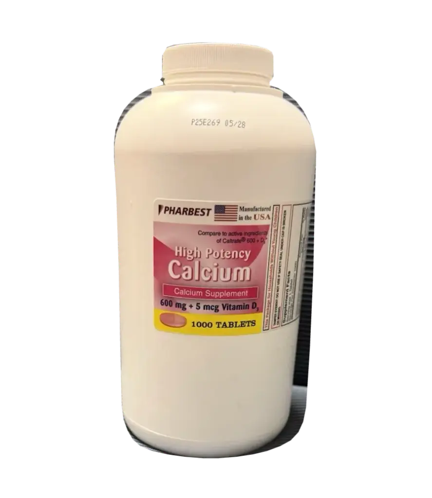 Calcium 600mg + Vit-D Tab 1000CT
