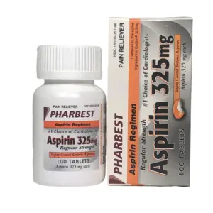EC Aspirin 325mg Tabs 100CT