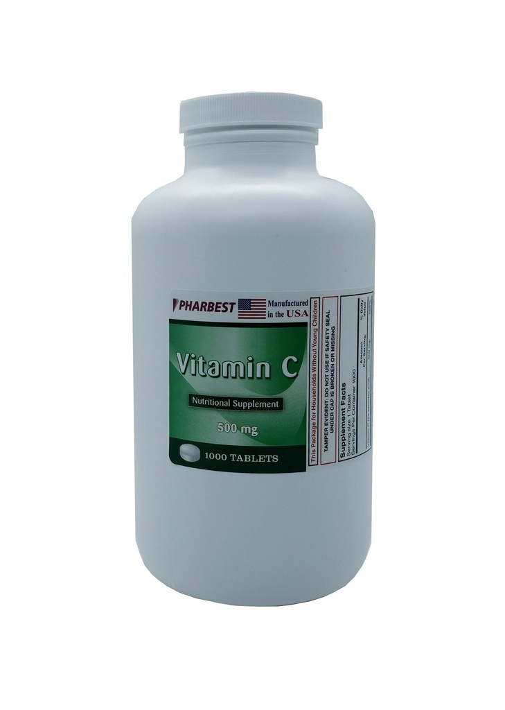 Vitamin C 500mg Tabs 1000CT
