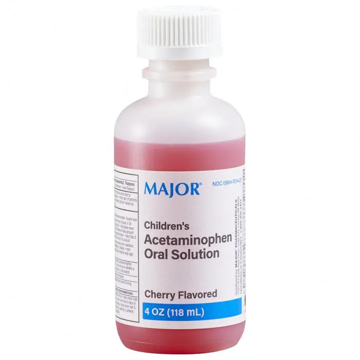 Acetaminophen 160mg/5ml Oral Cherry Solution 118mL 