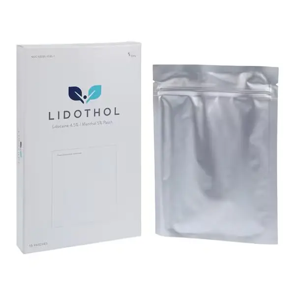 Lidothol Patch Lidocaine 4%, Menthol 1%, 15CT